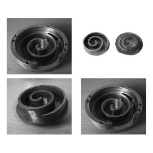 Lavorazione CNC di precisione di piastre a spirale in lega di alluminio