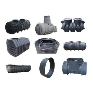 serbatoio sotterraneo per acqua stampato a rotazione